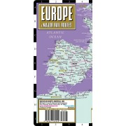 Järnvägskarta Europa Streetwise